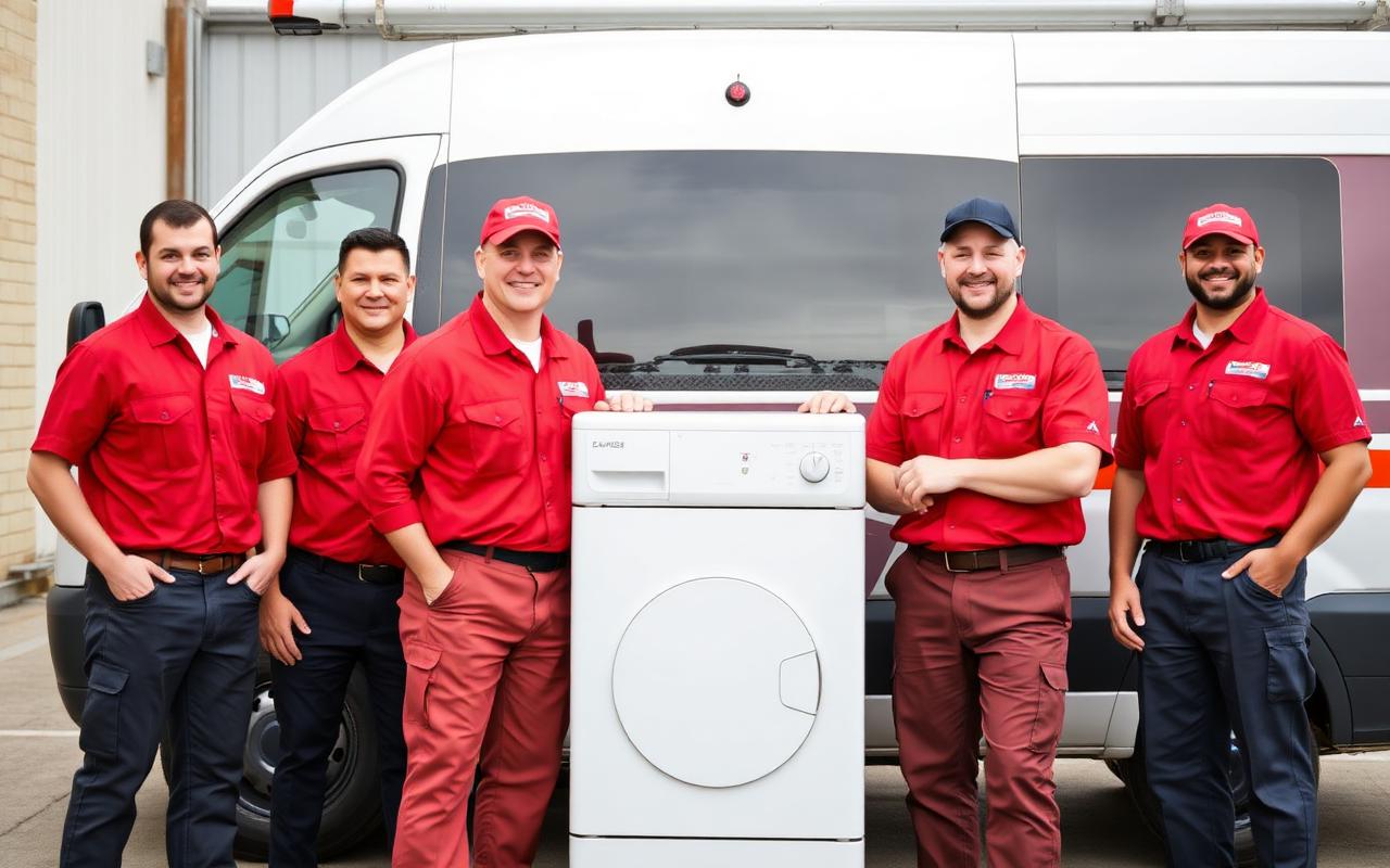 The Falcon Services technician team